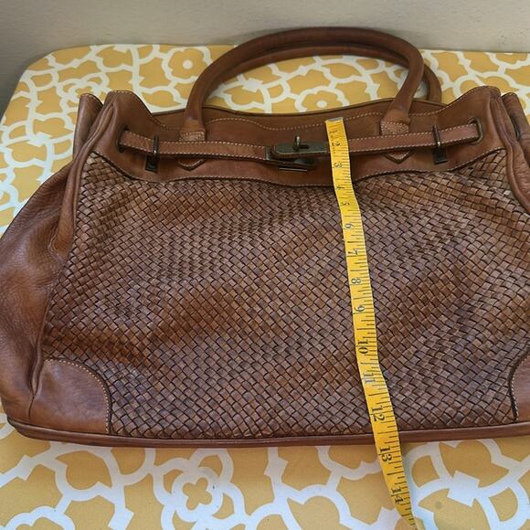 ALICIA Structured Bag Large Weave Bag Tote See video - Picture 12 of 15